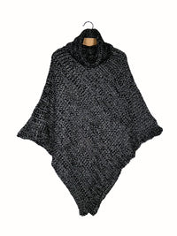 FennySun Women Chic Colak Knit Poncho